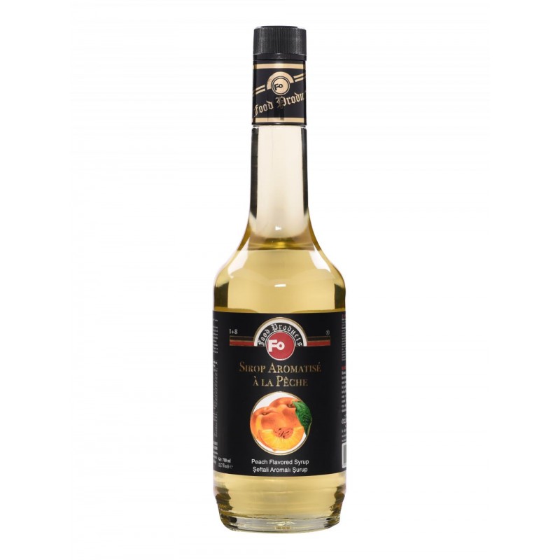 Şeftali Aromalı Kokteyl Şurubu 700ml - Şeffaf