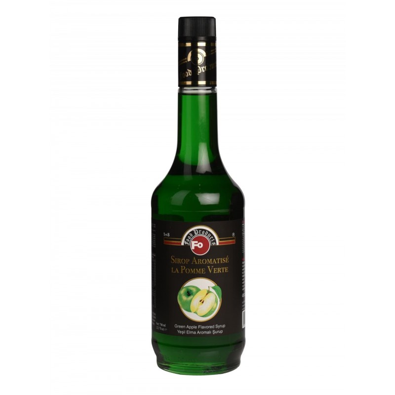 Yeşil Elma Aromalı Kokteyl Şurubu 700ml