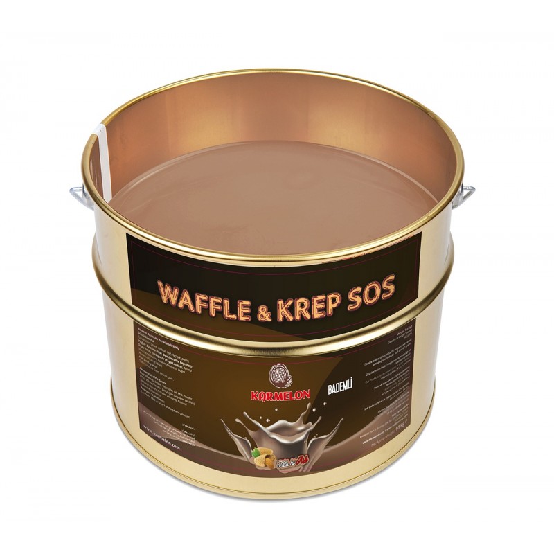 Karmelon Bademli Waffle Sosu Kova-10KG