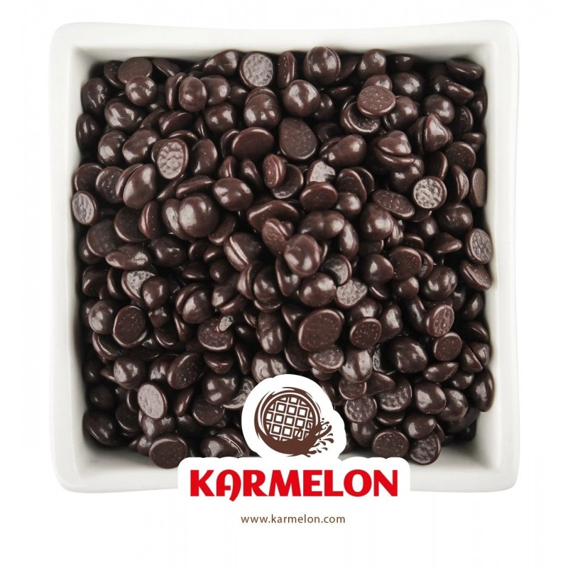 Karmelon Bitter Damla Drop Çikolata-3Kg 