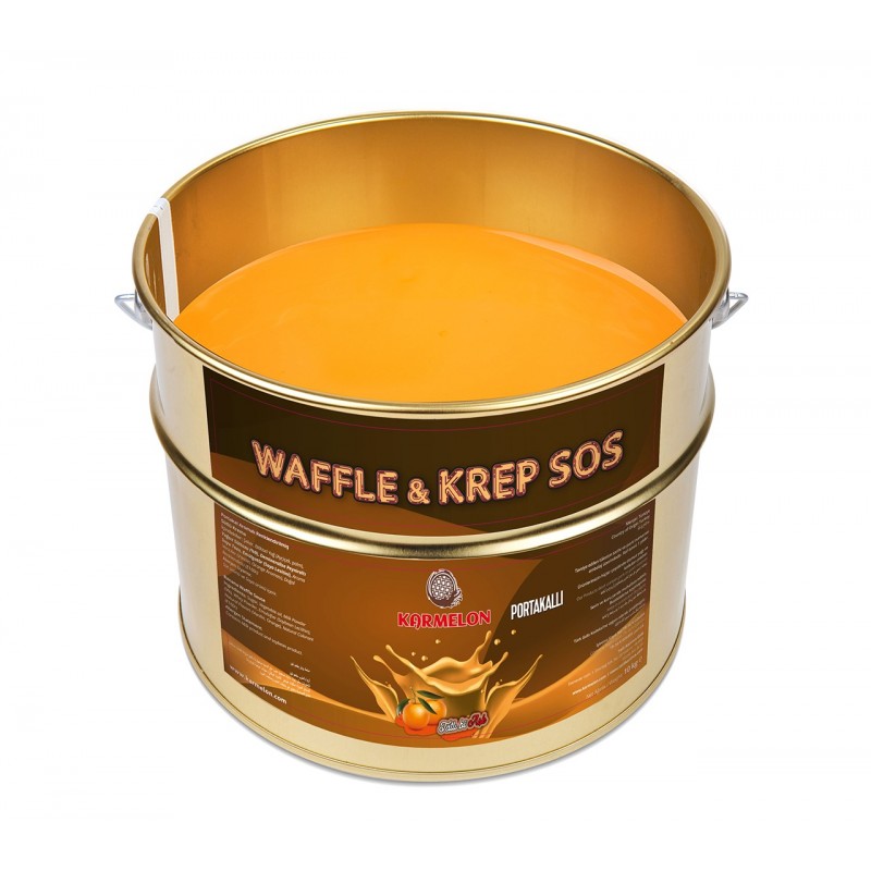Karmelon Portakallı Waffle Sosu Kova-10KG